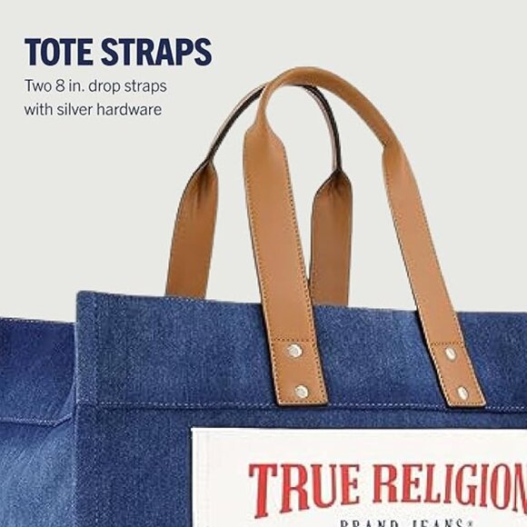 True Religion 🆕️ Large Tote Bag - Picture 10 of 14